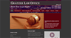 Desktop Screenshot of gratzerlaw.com